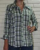 Camisa Xadrez Vde/Bca - Tam. G