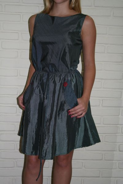 vestido versalhes c/ amarracao chumbo