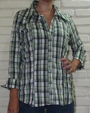 Camisa Xadrez Vde/Bca - Tam. G